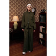 SHE DAZZLE Deseree Set In Olive Green