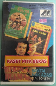 kaset pita bekas dangdut Rhoma irama santai hak asasi