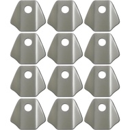 Trick Tabs, Weld On Tabs dengan Lubang 3/8", Sayap Lebar 1-3/4", Panjang 1-3/4", Aksesori Pemasangan