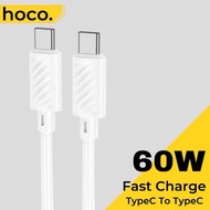 Hoco 60w 2-head Type C fast charging cable