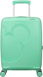 Mickey Magic - Hand Luggage Suitcase 55 x 40 x 20/23 cm - Hard Shell Cabin Trolley for Ryanair, Easy