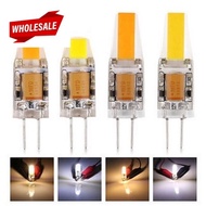 (BC) AC / DC 12V 3W 6W COB SMD G4 LED lamp light Chandelier High End Silicone LEDs Spotlight Bulb Re