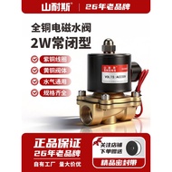 Sannis 2W Solenoid Valve All Copper Normally Closed Water Valve Air Control Switch Household Tap Wat
