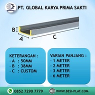 Besi Unp 50 x 6 Meter