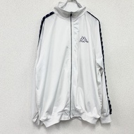 เสื้อวอร์ม/เสื้อเจอร์ซีย์ Kappa ยุค 90 มือสอง สีขาววินเทจ ไซส์ 2XL