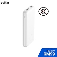 [NO 3C logo] Belkin BPB012bt BoostCharge PowerBank 20,000 Mah (iphone16,ipad,tablet,earbuds) - Black