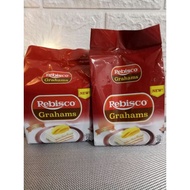 ♠ ◿ ✟ REBISCO GRAHAMS net wt. 200 G.   HONEY SWEETENED GRAHAM CRACKERS 20 PCS PER PACK