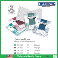 Campap Write-on Exercise Book F5 80p/100p/120p/200p (CW2501/CW2502/CW2503/CW2504)