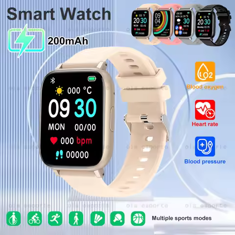Women Smartwatch 2.01 inch AMOLED Screen Bluetooth Call Health Smart Watch All-day Heart Rate Monito