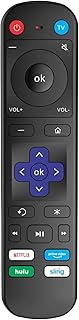 Replacement Remote Control for Roku Box,Compatible with Roku 1/2/3/4 (HD,LT,XS,XD),Express,Premiere and Ultra with IR Learning Function to Control Soundbar or TVs (NOT for Roku Stick and Roku TV)