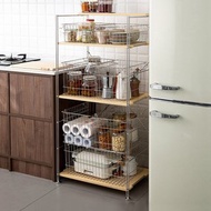 日本霜山 60CM面寬不鏽鋼四層收納置物架-DIY