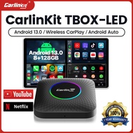 2025 CarlinKit Ai Box 8GB+128GB Android 13 Car TV Box Android Auto CarPlay Wireless Adapter QCM6225 