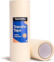 Vinyl Transfer Tape for Cricut Crafters, 12 inch x 50 feet, Made in America, Easy to Use Transfer Pa
