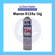 Maxron R134 Gas R134a Car Aircond Gas Kereta Aircond Gas 1kg 1000g