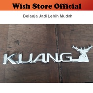 Emblem Logo/ Sticker/ Kijang Symbol + Head 7k krista lgx sgx 1.8efi 2.0efi Chrome Unit 1 Pcs/