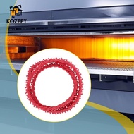 KOZEEY Twist V Belt Red Adjustable Link Belting for Machine Tools Table Saw Band Saw Pulley Belt for