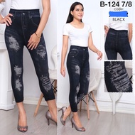 7j legging jeans blue 7/8 hhwaist / legging jeans 7per8 hhwaist