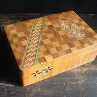 【老時光 OLD-TIME】早期二手日本寄木細工收納盒