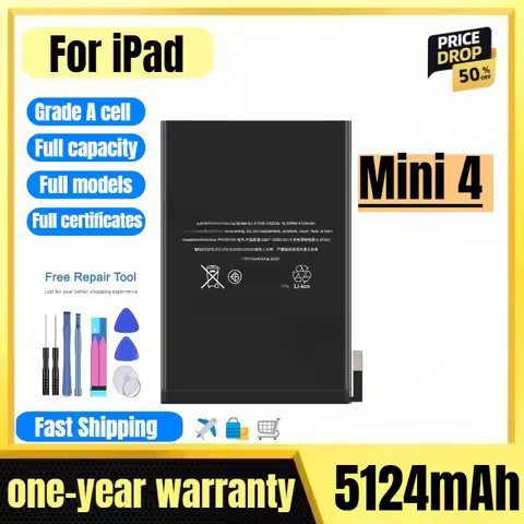 A1538/A1550 for IPad Mini 4 Tablet Battery High Quality High Capacity Battery Replacement Bateria Gr