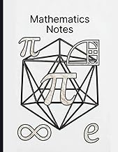 Squared Notebook for Mathematics & Science Notes: Golden Pi Geometry Grid Journal 8.5×11 - 120 Pages