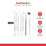TaffOmicron Dentist Dental Tool Set 7 PCS - 4012