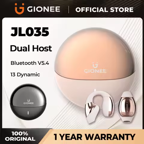 Gionee JL035 Bluetooth Earphones Sports Wireless Headphones with Mic Bluetooth 5.4 AI Noise Reductio