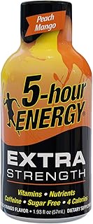 5 Hour Energy - Energy Shot Extra Strength Peach Mango - 1.93 oz.