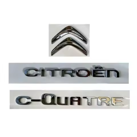 ABS Auto Rear Trunk Badge Decal Decoration for Citroen C-QUATRE Sticker Emblem Auto Styling Modifica