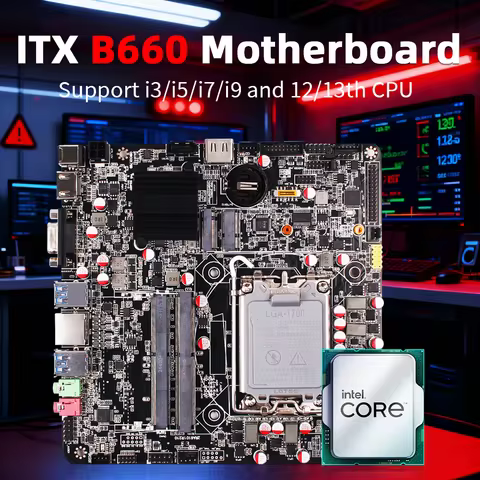 SZKIOSK B660 Motherboard Intel Processor Dual-channel DDR4 Memory Core Mainboard M.2 SATA3.0(Support