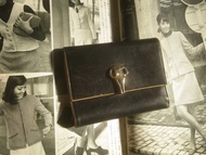 【老時光 OLD-TIME】早期二手老包義大利製CELINE短夾