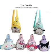Cute sling bag, children's sling bag,/sling bag, Kuromi/, children's sling bag, sanrio sling bag, Ku