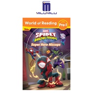 World of Reading: Spidey and His Amazing Friends: Super Hero Hiccups Paperback by Disney Books Origi