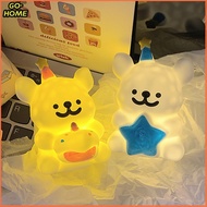 T GO Cute Cartoon Night Light with Clap Switch Creative Perfect Gift Toy 3 Light Modes