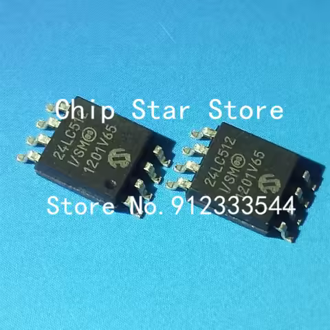5-100pcs 24LC512-I/SM 24LC512T-I/SM 24LC512 SOIJ-8 100%New And Original