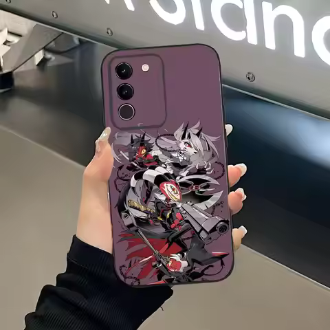 H-HelluvaBoss Phone Case Black Soft For Samsung S25 S24 Ultra 23 Fe 22 Plus Galaxy A54 A55 A16 A13 A