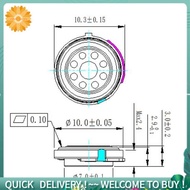 Headphone Speaker 10mm Speaker DIY Headphone Speaker Headphone Speaker Driver