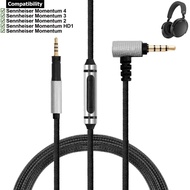 Replacement OFC 3.5mm Braided Cable Extension Cord For Sennheiser Momentum 4.0 3.0 2.0 1.0 4 3 2 1 H