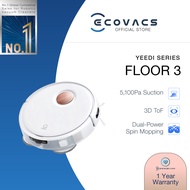 ECOVACS Yeedi Floor 3 / Floor 3+ Self-Emptying Robot Vacuum Mop | 5,100 Pa Suction | Pressurized Mop