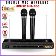 Double Mic wireless Advance W-1061 Tanpa Kabel | Mic Advance W 1061 UHF Microphone Double Wireless D