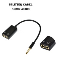 2in1 Audio Splitter/Audio Converter Splitter Jack 3.5mm Male To Dual Female Microphone