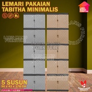 LEMARI PAKAIAN PLASTIK 5 SUSUN TABITHA ARTHA MULTI 5 SUSUN LEMARI PAKAIAN PLASTIK SUSUN 5 LEMARI PAK