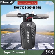 [kidsworld1.sg] Electric Scooter Hanging Bag Large Capacity Hard Shell Front Frame Waterproof Zipper Pouch Electric Scooter Storage Bag for Xiaomi