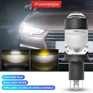 SMS H4 LED Projector Lens Car Headlight Bulbs CANBUS Turbo Bulb Auto Dual DRL Hi/Lo Beam Light Headl