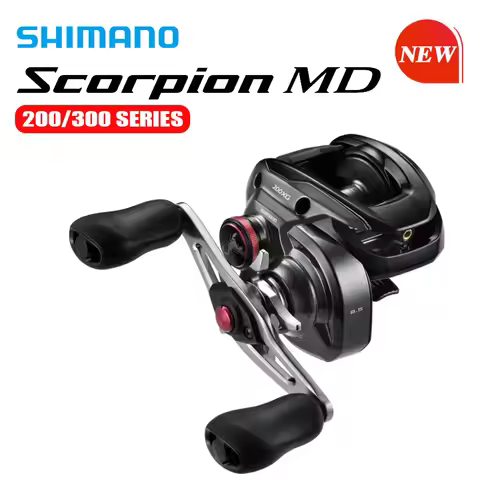 SHIMANO 24 NEW SCORPION MD 201HG 201XG 301XG 301XGLH MGL Baitcasting Reel MAX GRAG 6KG SVS 7/1BB Sal