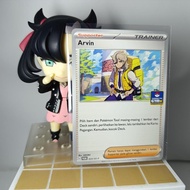 ORI Pokemon Gym Card Limited Arvin Indo ID SV-P TCG Card Poke Indonesia Flash Relationship Tie Takdi