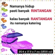 Twin Tulipware LUNCH BOX RANTANG 3 SUSUN Bisa Untuk Mengukus Asri Tulipware