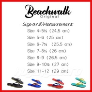 ☎ BEACH WALK SLIPPERS ORIGINAL BLACK/WHITE