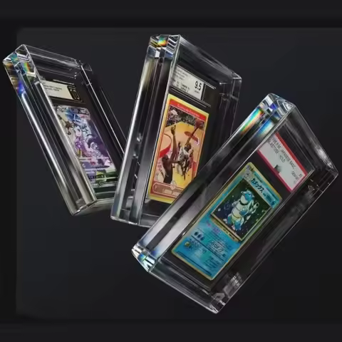 Custom Magnet Acrylic Graded Card Collectible Slab Acrylic Display Case for CGC BGS TCG Grading Card