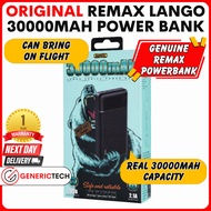 (SG CHEAPEST) Remax 30000mAh Power Bank Lango Series - Carry on Flights Portable Multi Dual Output Charger Super Fast
