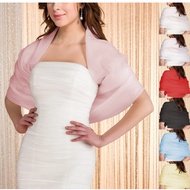 Lady Ruffle Soft Organza Wrap Women Comfortable Bolero Scarf Shawl Wedding Bridal Cape Prom Party Ev